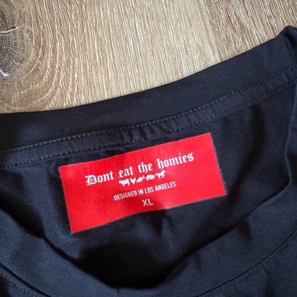 DETH Black Curved Long Sleeve Shirt Size XL - Picture 5 of 5